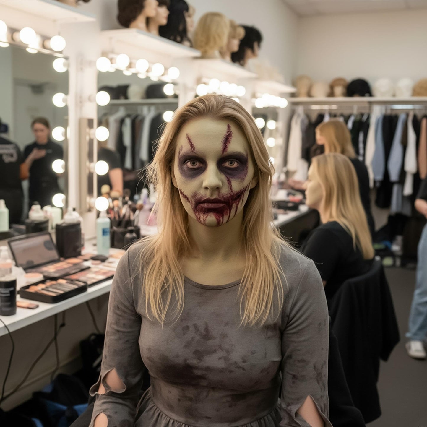 Tinsley Transfers FX Makeup - Face and Body Paint - Water-Based Cream - 7g / 0.24 oz Tube (Dead Flesh)