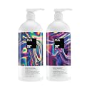 IGK MORE LIFE Color Extending Gloss Shampoo & Conditioner Set | Preserves Color + Enhances Shine | UV Protection | Vegan + Cruelty-Free | 33.8 oz