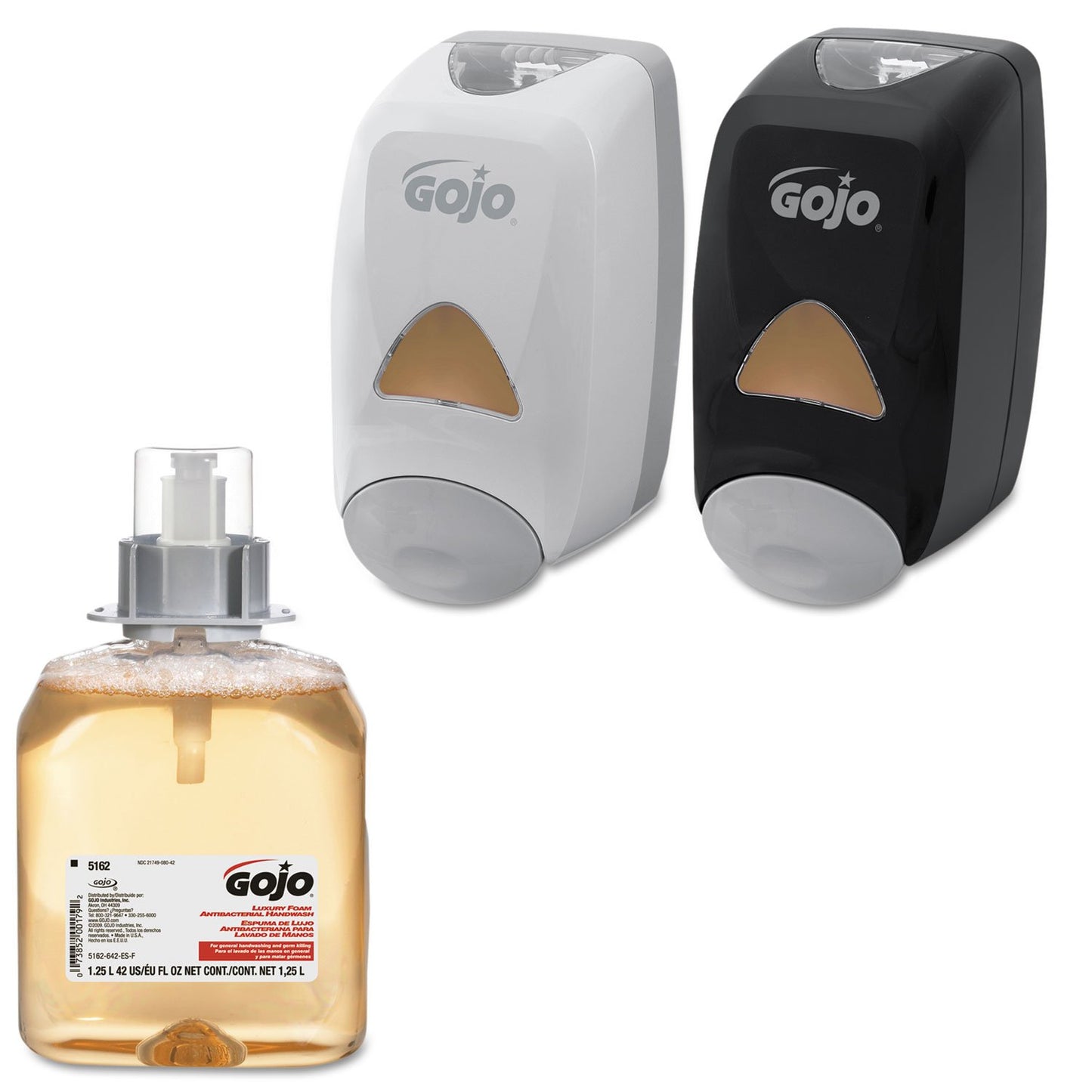 Gojo Foaming Hand Soap - Orange Antibacterial Handwash - Case of 3-1250 ml