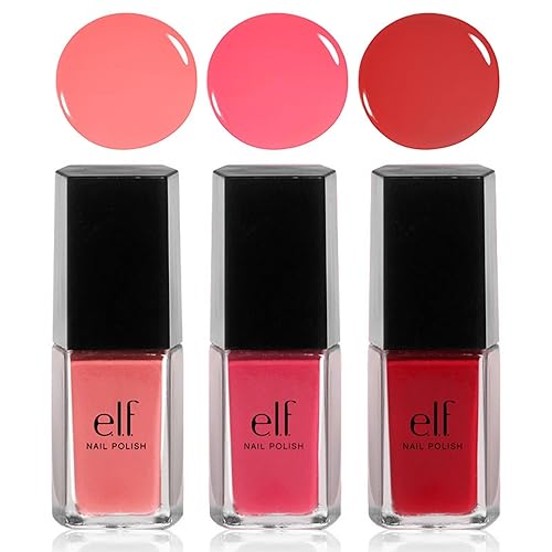 e.l.f. 3 Piece Nail Polish Set, Beach Party