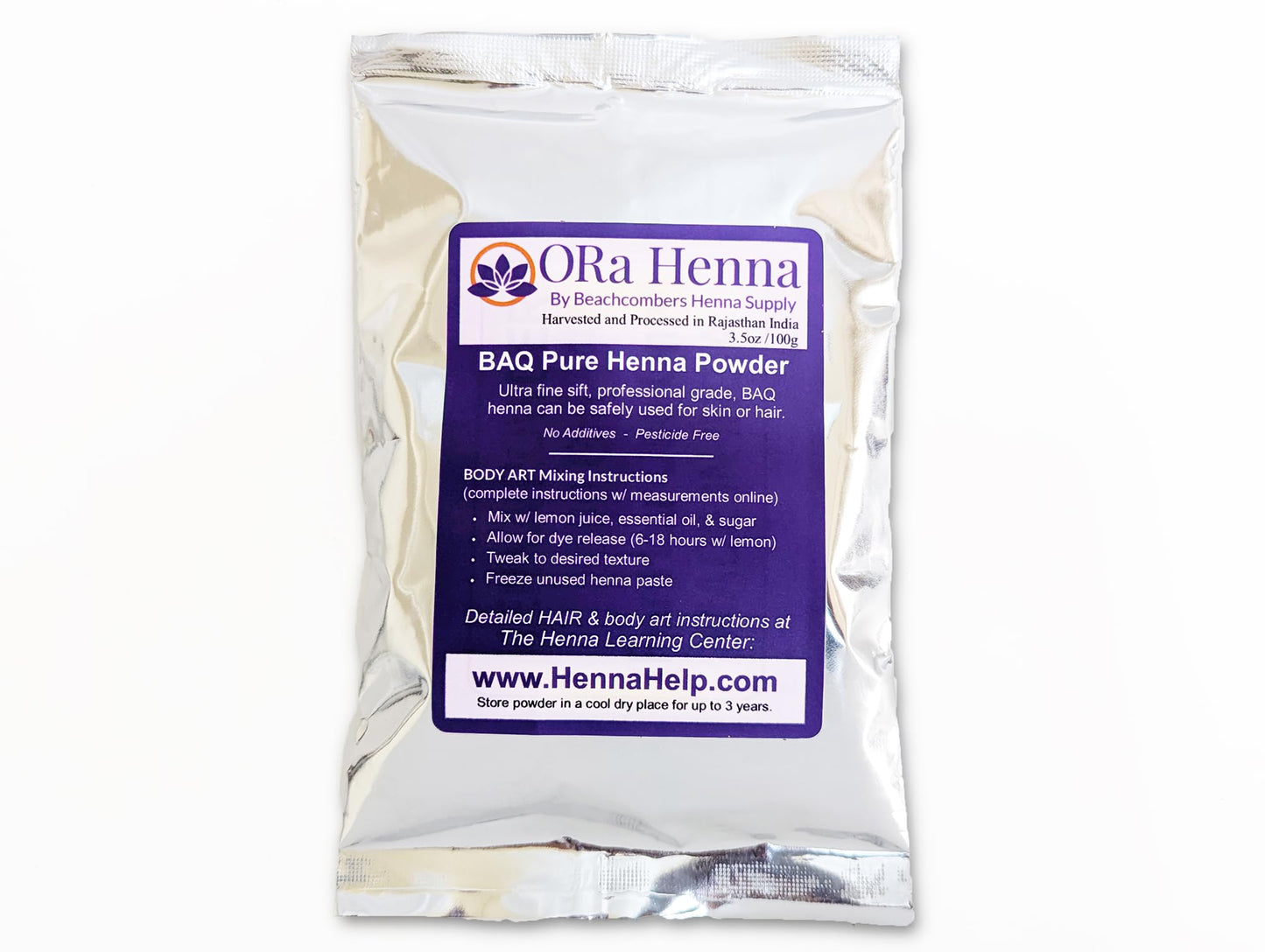 Henna Hair Color Natural Indian Pure No Chemicals BAQ 100 Grams …