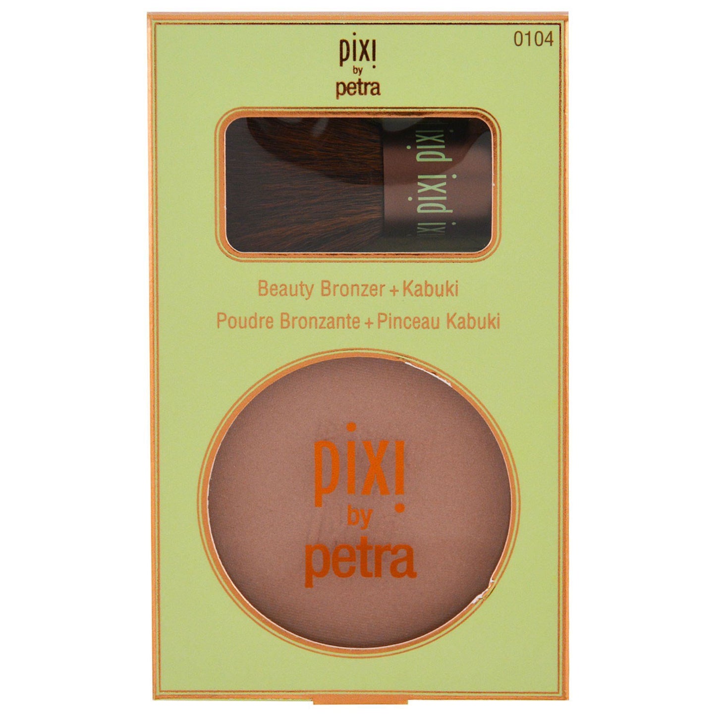 Pixi Beauty Bronzer + Kabuki | Hydrating, Silky Bronzing Powder with Included Brush | Perfectly Pigmented & Long-Wearing Bronzer | For Natural Warmth