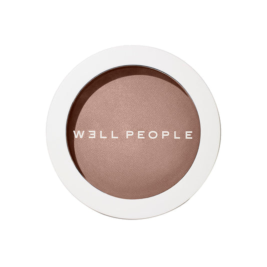 Well People Superpowder Bronzing Powder, Hydrating Baked Bronzing Powder For A Natural Glow, Semi-matte Finish, Vegan & Cruelty-free, Sun Glow