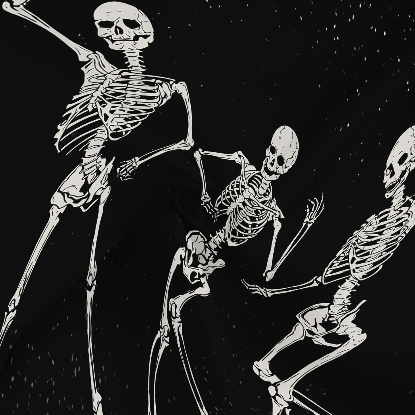 Skull Black White Shower Curtain Happy Halloween Skulls Skeleton Spanish Shower Curtain for Day of The Dead All Saints Day Waterproof Fabric Bathroom…