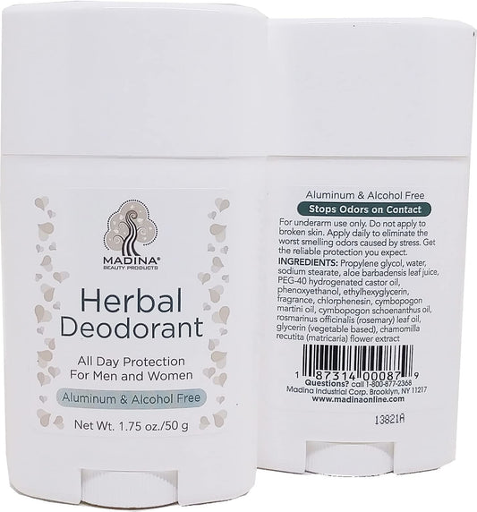 Free Herbal Deodorant [Pack of 2 - White - 1.75 oz./50 g] Medicinal herbs and drugs c Beauty and Personal Care Phixnozar