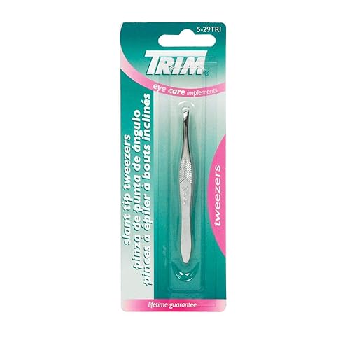 SLANT TIP TWEEZERS CHRM (Pack of 6)