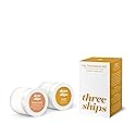 Three Ships - Lip Treatment Kit | Buttercream Lip Mask + Vanilla Lip Exfoliator | Smooth, Nourish, Plump | Cruelty-Free, Vegan, Paraben-Free