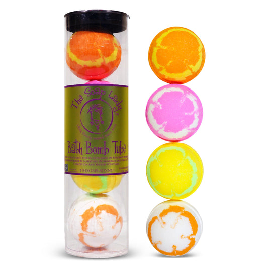 The Soap Lady Bath Bombs - Citrus Grove, Grapefruit, Lemon Lime, & Satsuma - 4 Pack
