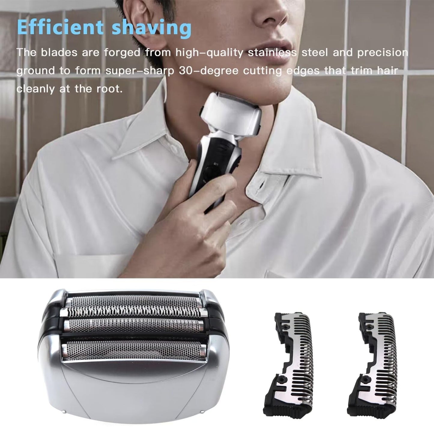 a-rc4 Shaver Foil &Inner Blade (Cutters) ES8243AA WES9020PC ES8243(A), ES8249, ES8343A, ES8349S, ES8249K Compatible for Panasonic a-rc 4 Beauty and Personal Care GruDawu
