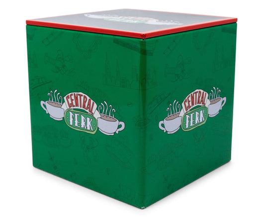 Ukonic Friends Central Perk 4-Inch Tin Storage Box Cube Organizer with Lid | Basket Container, Cubby Cube Closet Organizer, Home Decor Accessories…