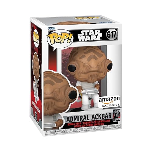 Funko Pop! Star Wars: Return of The Jedi 40th Anniversary - Admiral Ackbar, Amazon Exclusive