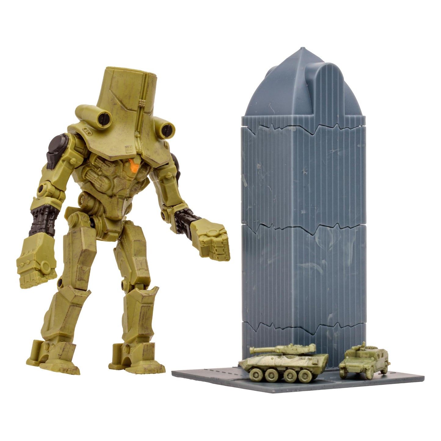 Pacific Rim McFarlane Toys Cherno Alpha (Jaeger) 4" Scale Figure Playset with Comic