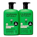 California Naturals Moisture Shampoo and Conditioner for Dry, Damaged Hair, Hair Care Bundle for Women and Men, Natural, Vegan, Cruelty, Silicone