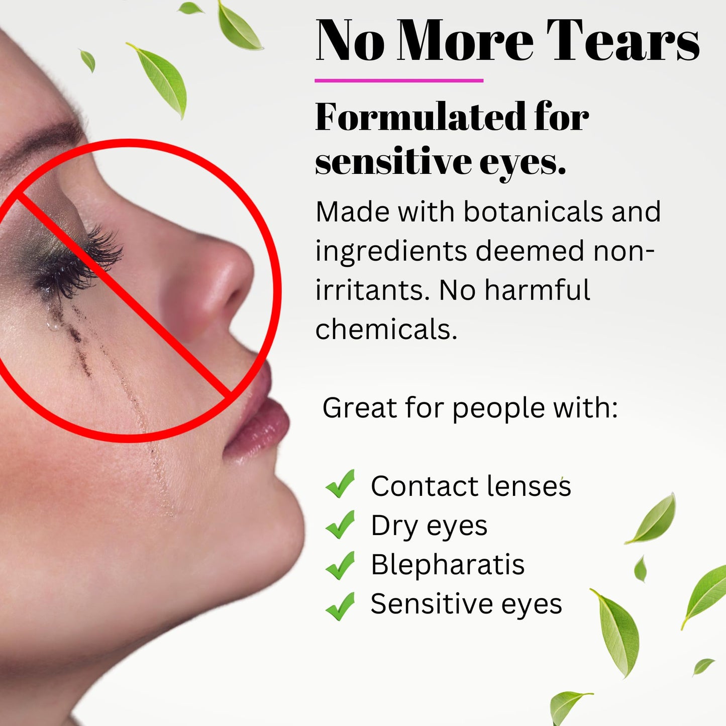 Fifth & Skin NATURLASH Natural Mascara (BLACK) Hypoallergenic for Sensitive Eyes - New Formula - New Packaging! Vegan - Cruelty, Gluten, Nut & Paraben