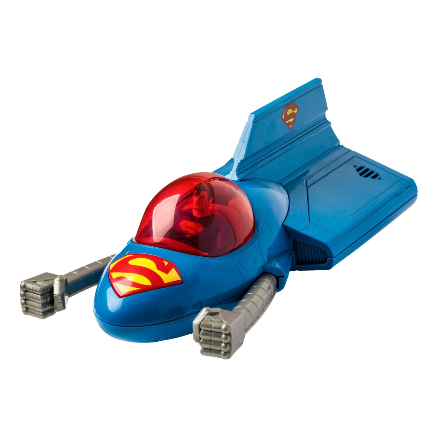 McFarlane Toys DC Multiverse 5-inch Super Powers Supermobile Action Figure Vehicle - Collectible DC Retro 1980’s Super Powers Line Figure - Ages 12+