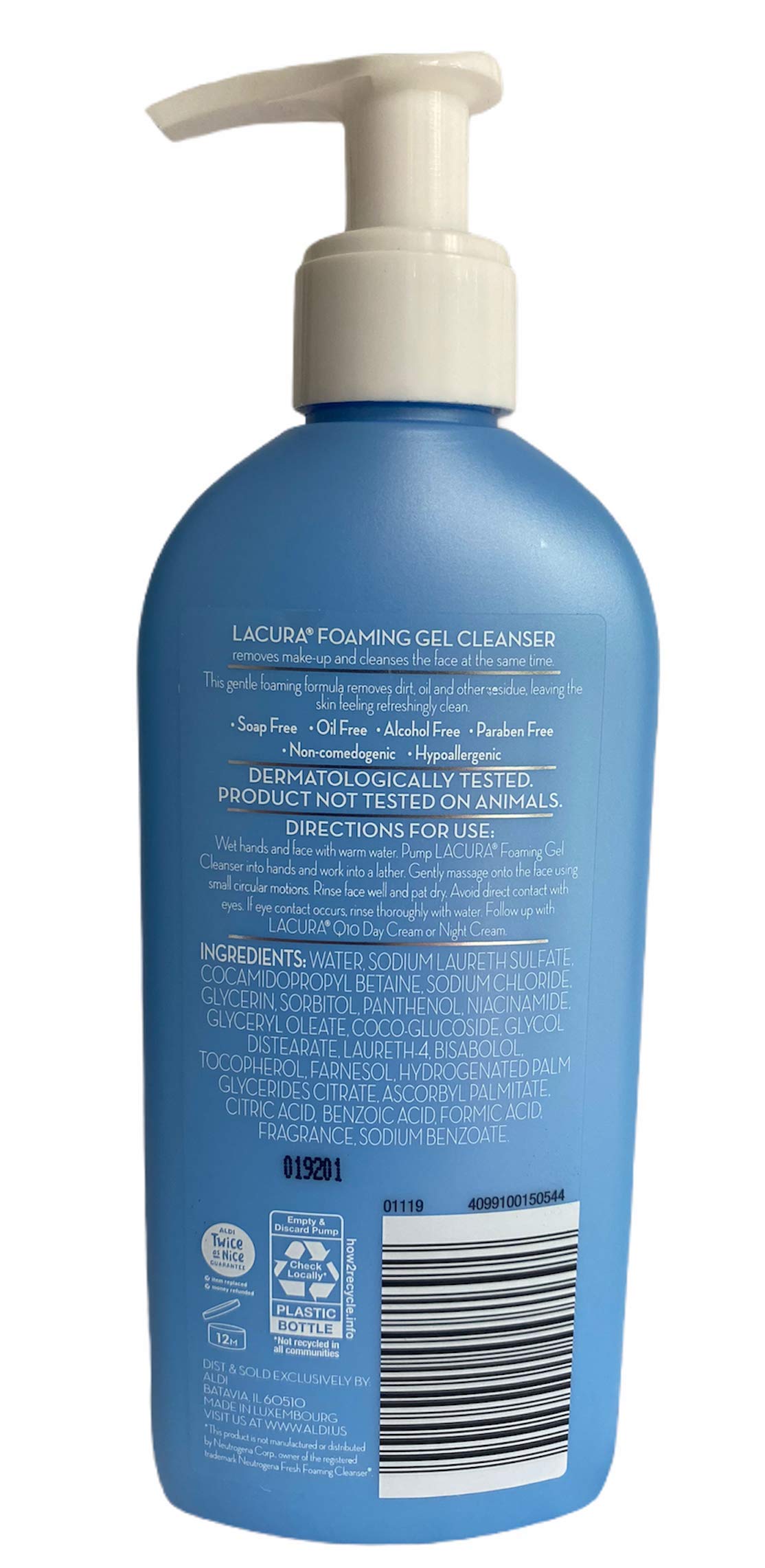 Lacura Face Care Hydrating Facial Cleanser 8.45fl oz 250ml (Made in Germany)