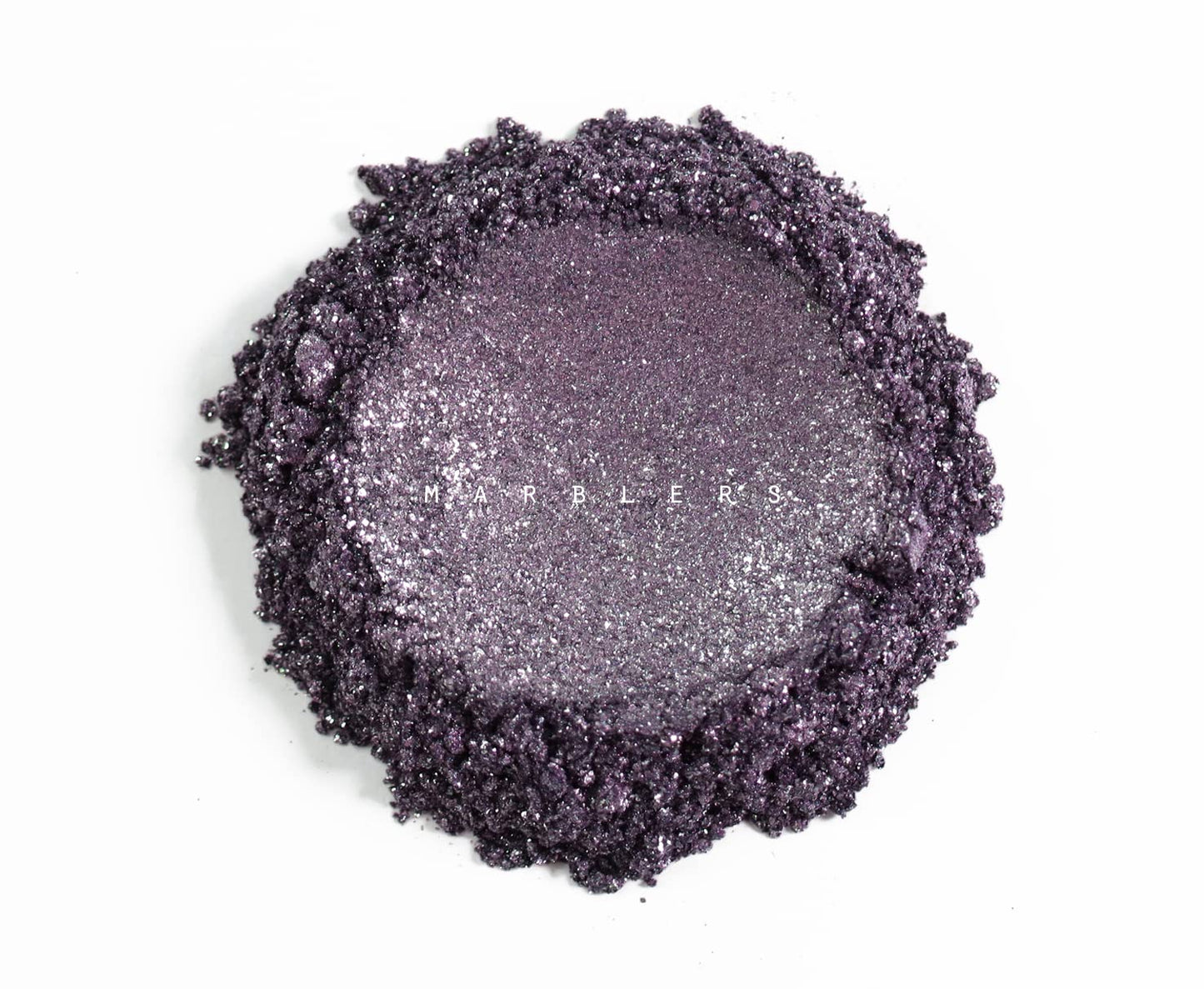 MARBLERS Chunky Natural Mica Powder [Ash Lilac Pearl] 0.11oz (3g) | Highly Pigmented | Non-Toxic, Vegan, Cruelty-Free | Eyeshadow, Body Butter, Nail