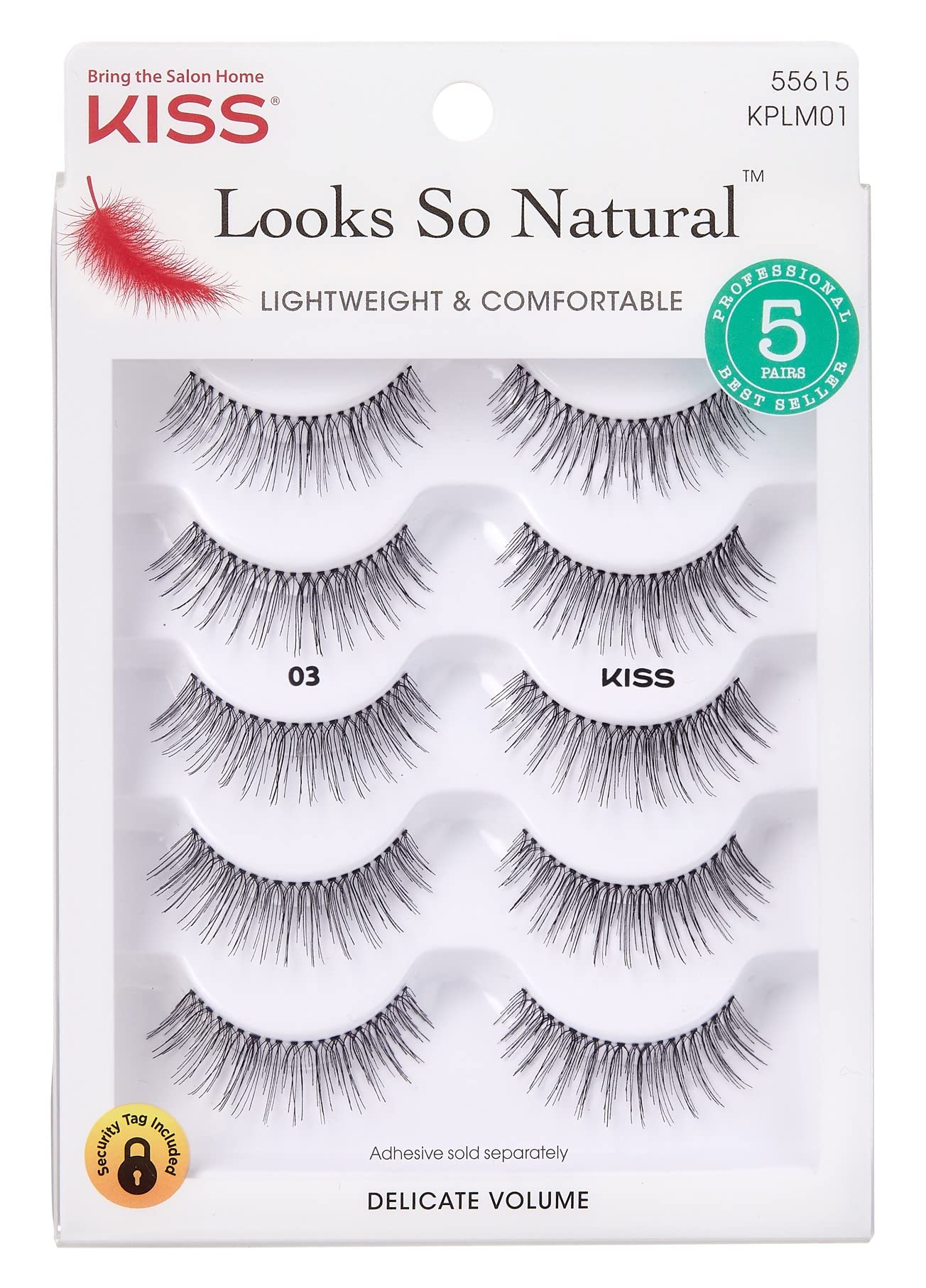 Kiss Ever Ez 03 Lashes 4 + 1 Pairs