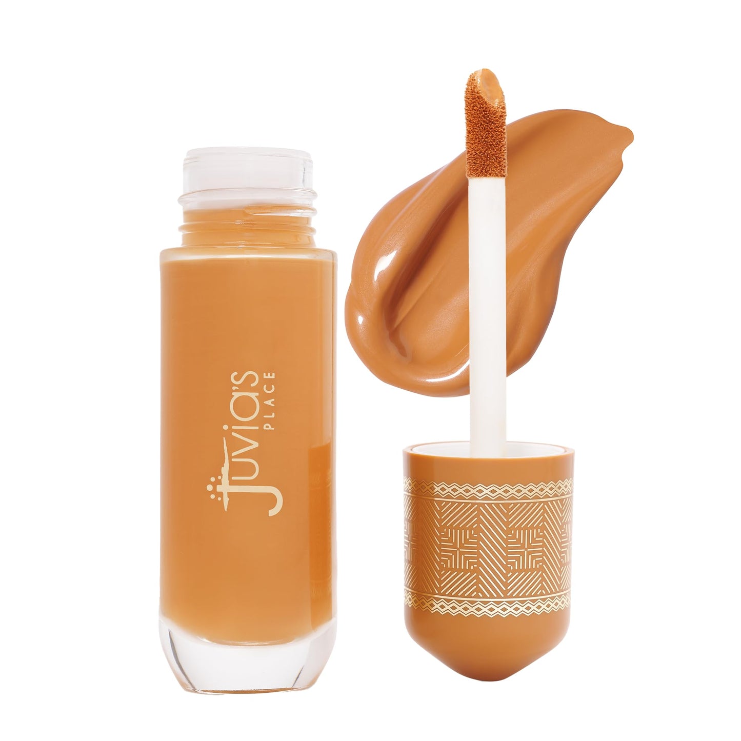 Juvia's Place I Am Magic Radiance Booster - Shade Dark 4 (Somalia) - Flawless Effect for Glam Makeup - Blurs, Smooths & Illuminates Complexion - Glow Activator with Buildable Low to Medium Coverage