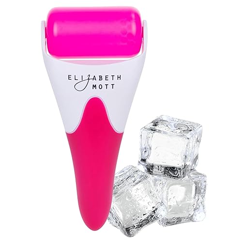 Elizabeth Mott Ice Roller for Face & Eyes Cooling Facial Massager to Reduce Puffiness Under-Eye Bags & Swelling Tighten Pores Boost Circulation Soothe