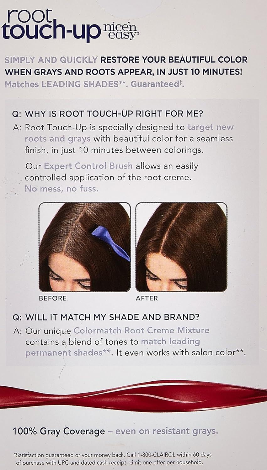 Clairol Nice 'N Easy Root Touch-Up 5A Medium Ash Brown (Pack of 3)