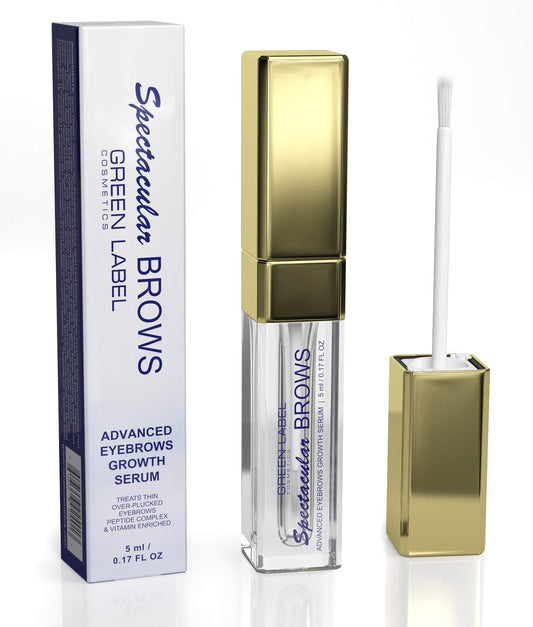 Spectacular BROWS - Brow Enhancer and Brow Growth Serum - Eyebrow Growth Enhancer- Eyebrow Growth Serum with Biotin & Natural Peptides. For Thin Beauty & Personal Care Botanical Green Care