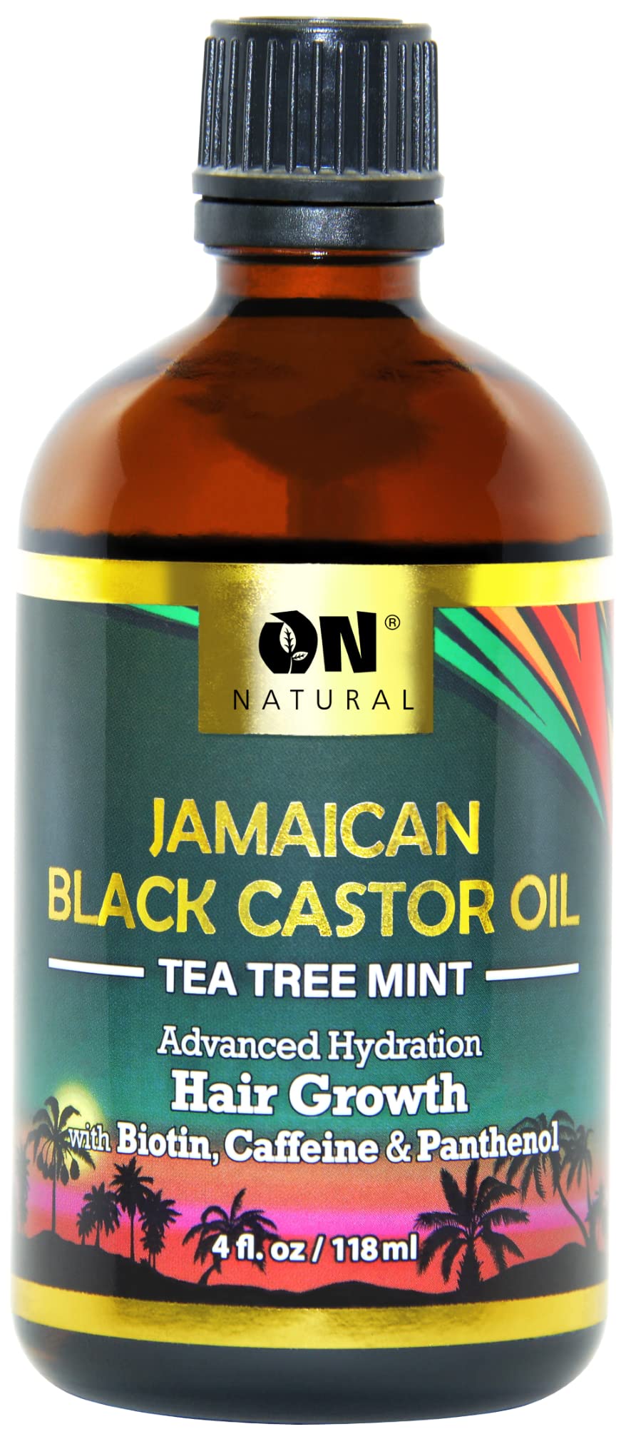 Jamaican Black Castor Oil [Tea Tree Mint] 4 oz