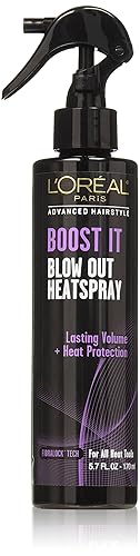 L'Oréal Paris Advanced Hairstyle BOOST IT Blow Out Heatspray, 5.7 fl. oz.