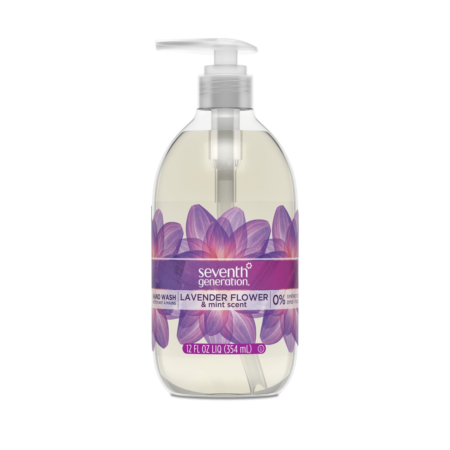 Seventh Generation Hand Wash, Lavender, 12 Ounce