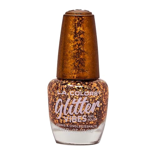 L.A. COLORS Glitter Vibes Polish, Finesse CNL361 Beauty & Personal Care L.A. COLORS