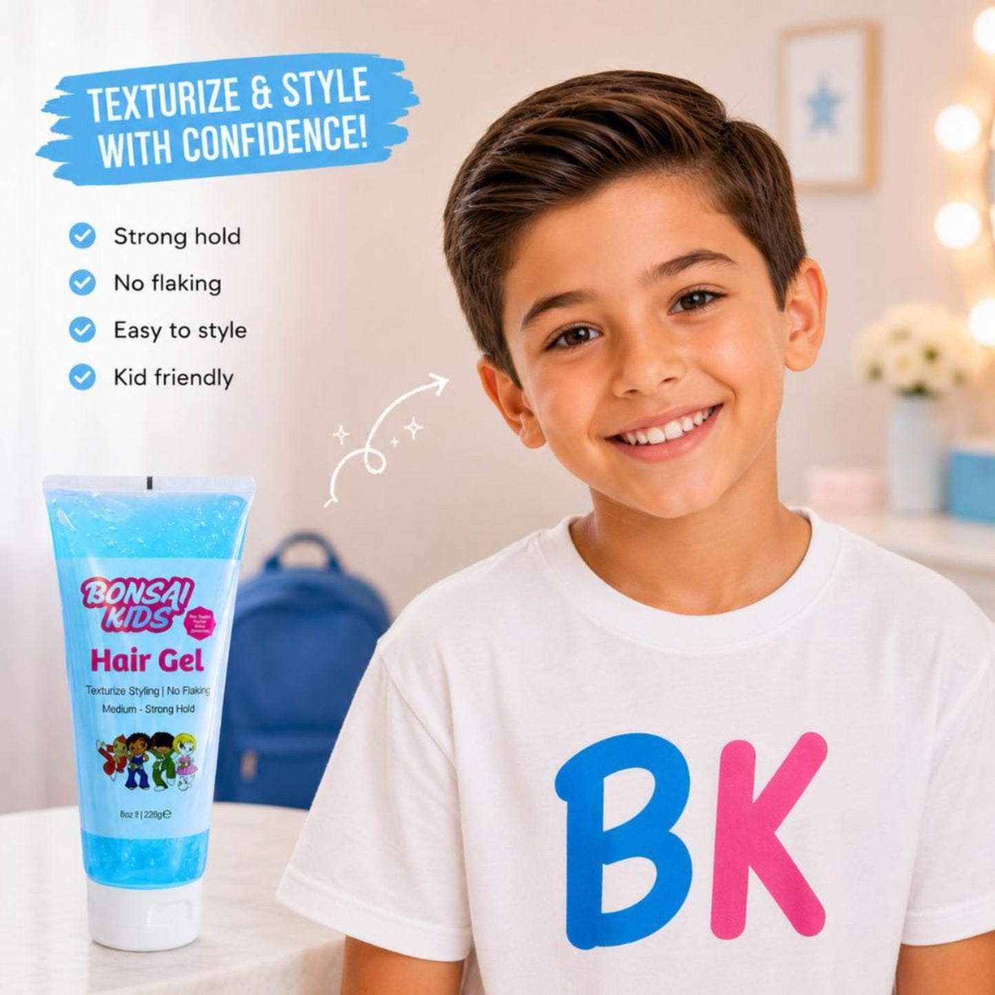 Bonsai Kids Hair Gel, 8 oz