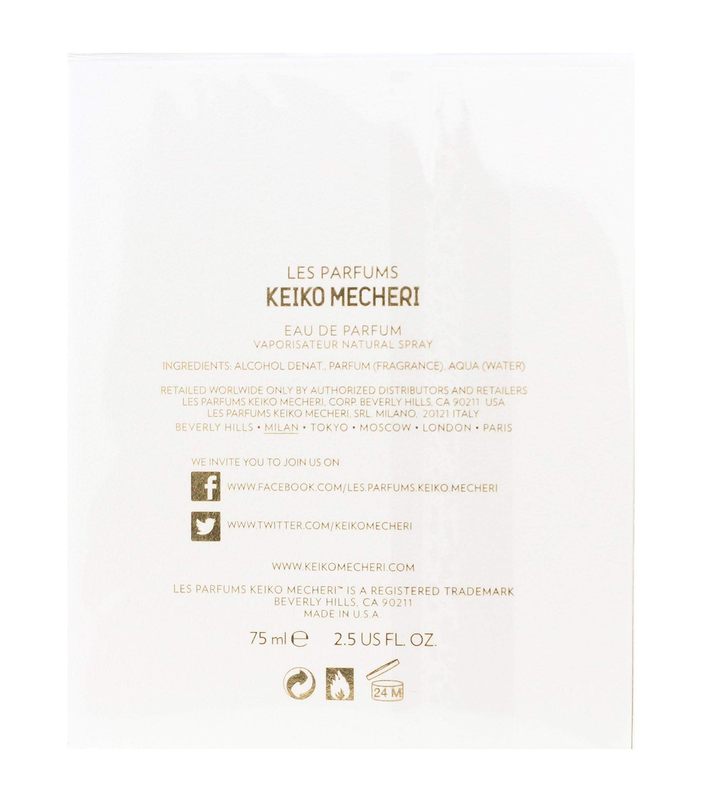 Keiko Mecheri Keiko Grenats EDP Vapo 75 ml Pack of 1 x 75 ml Beauty & Personal Care Keiko Mecheri