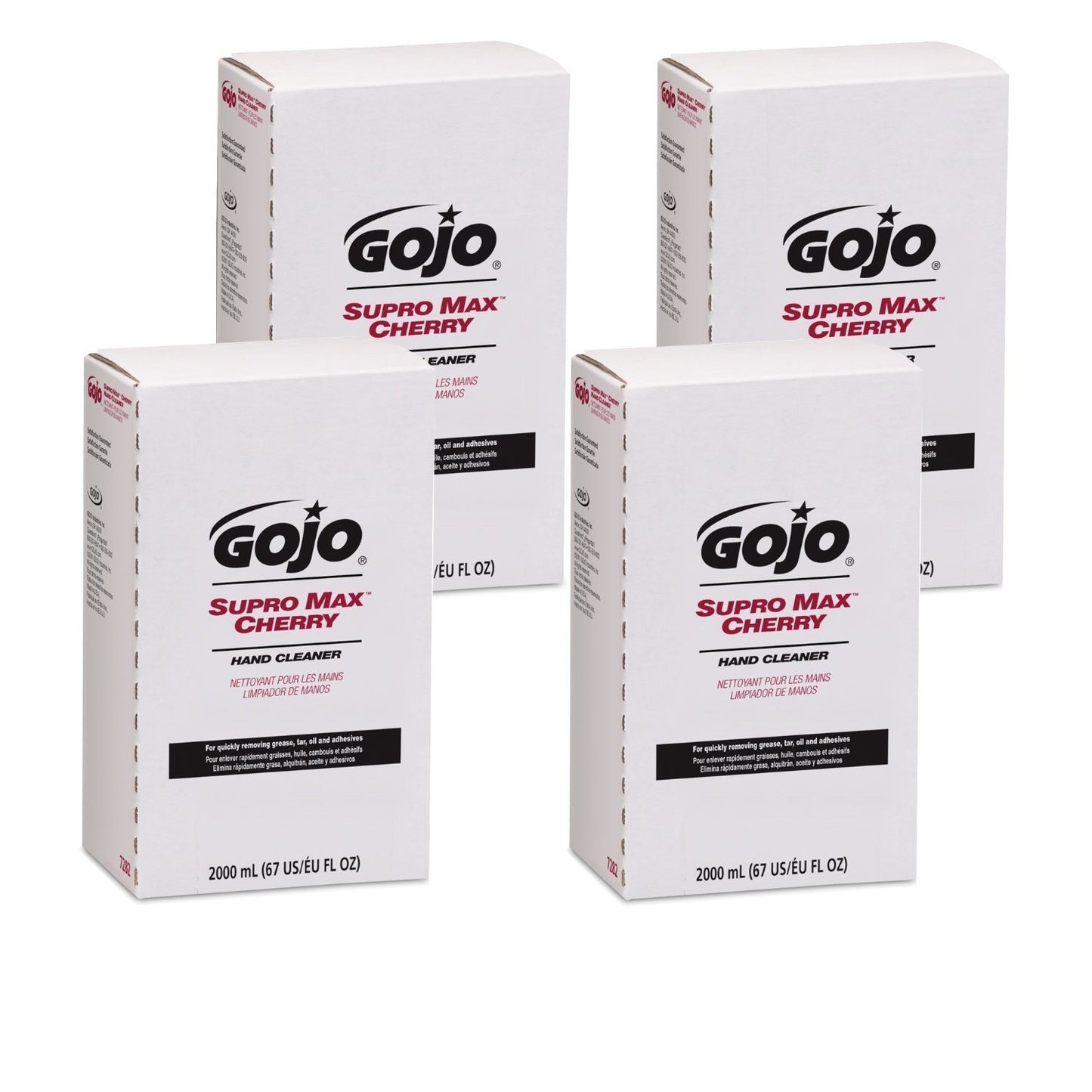 GOJO 2000 mL Refill Beige SUPRO MAX Cherry Scented Heavy Duty Hand Cleaner Beauty & Personal Care GOJO