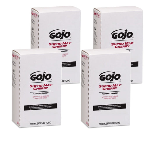 GOJO 2000 mL Refill Beige SUPRO MAX Cherry Scented Heavy Duty Hand Cleaner Beauty & Personal Care GOJO