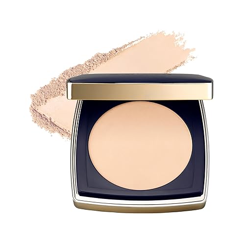 Estée Lauder Double Wear 12-Hour Stay-in-Place Matte Powder Foundation | Controls Oil & Shine, 0.39 Ounce, 1C1 Cool Bone