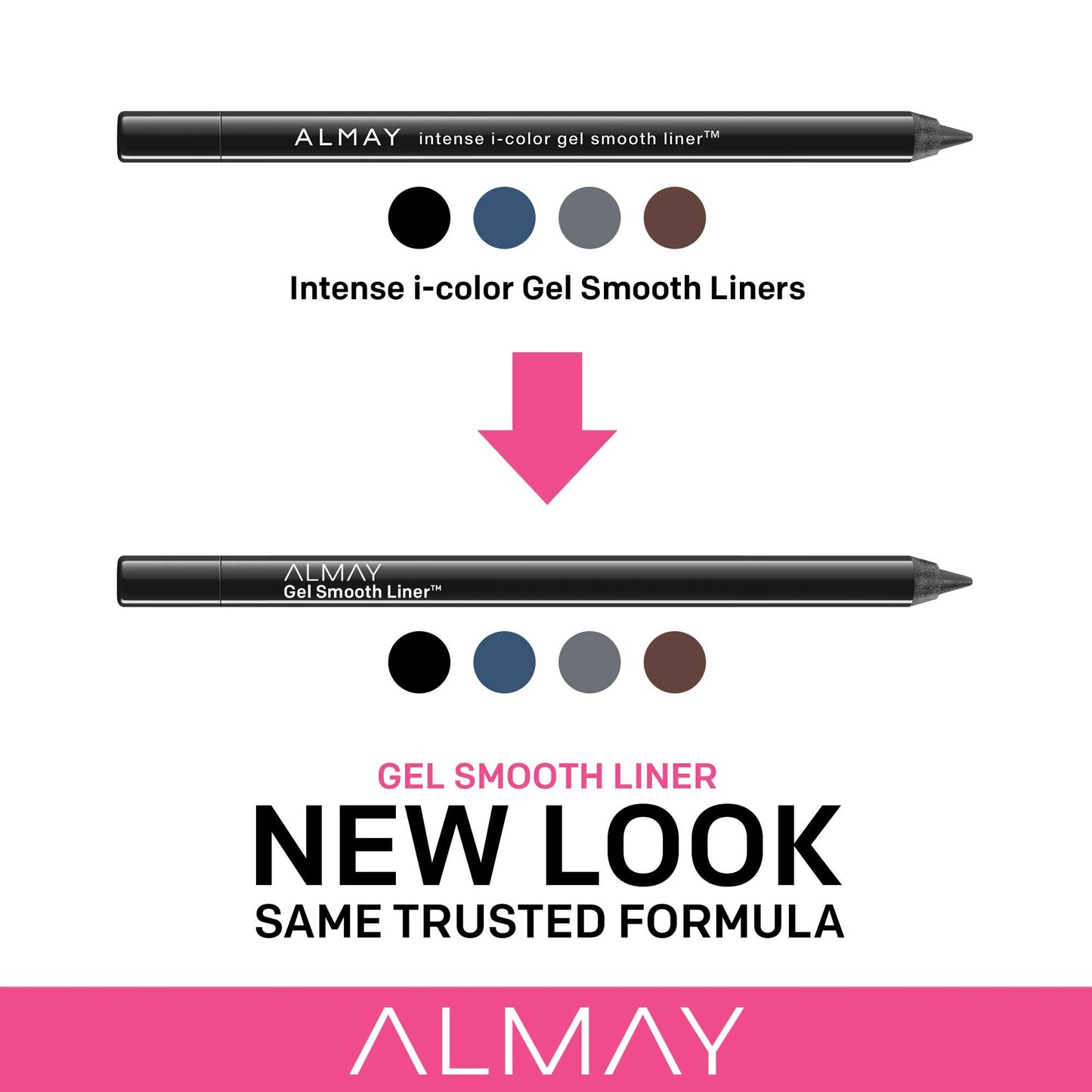 Almay Gel Smooth Eyeliner, Navy, 1 count