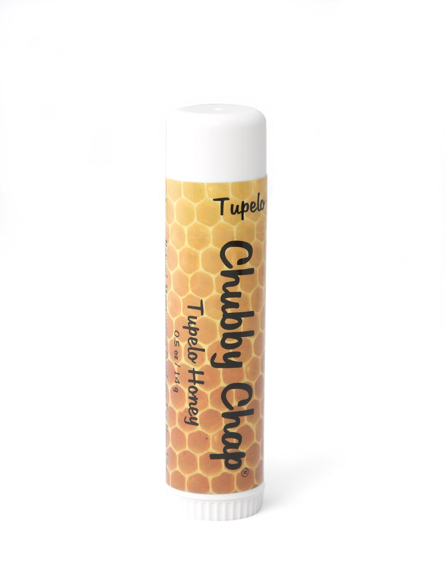 Chubby Chap - Large Jumbo Natural Lip Balm - .5 Ounce Tupelo Honey