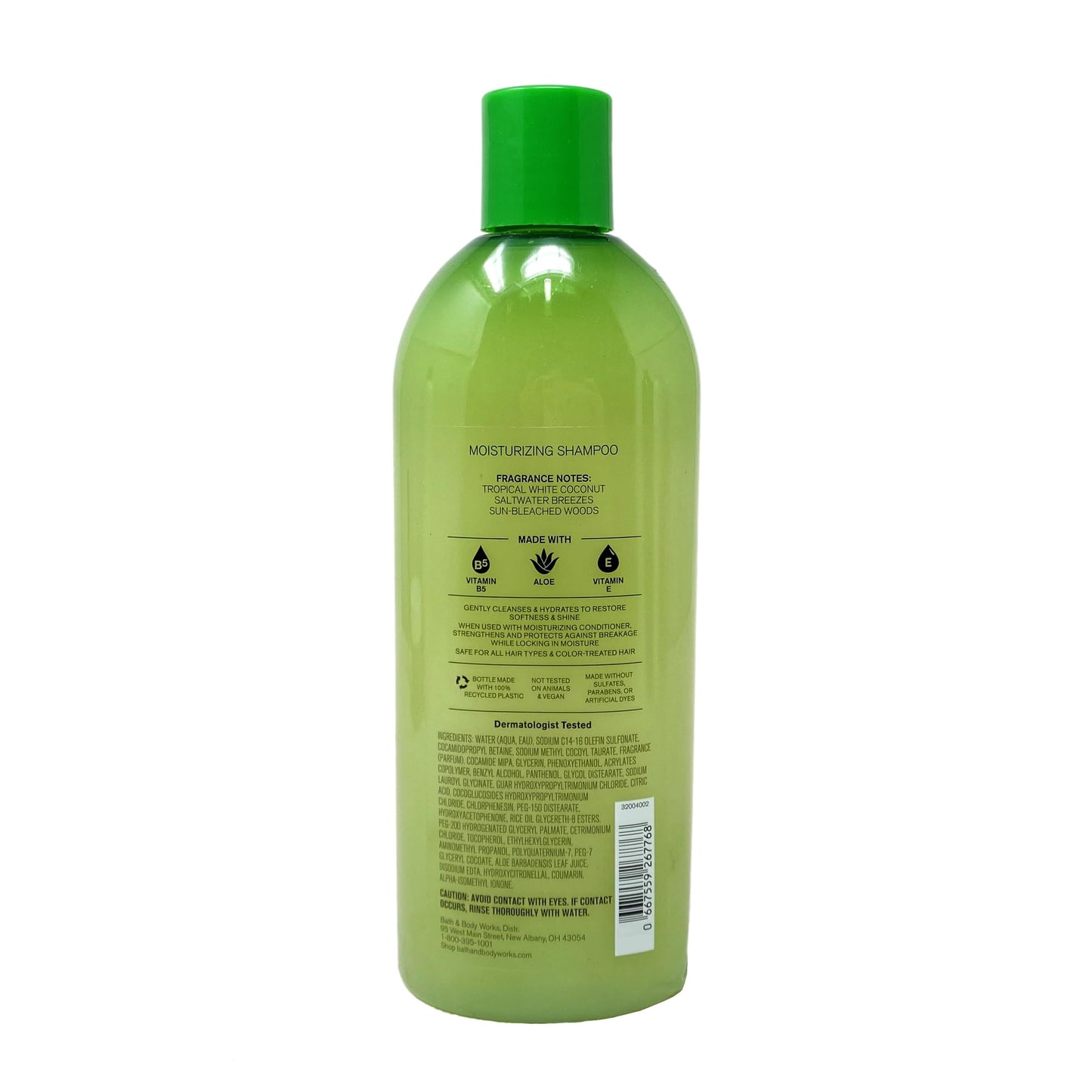 Bath & Body Works Waikiki Beach Coconut - Moisturizing Shampoo and Moisturizing Conditioner with a Himalayan Salts Springs Sample Soap