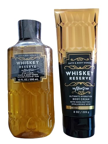 Bath & Body Works Men’s Whiskey Reserve 2-Piece Gift Set Beauty & Personal Care Bath & Body Works