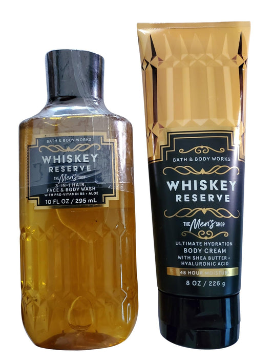 Bath & Body Works Men’s Whiskey Reserve 2-Piece Gift Set Beauty & Personal Care Bath & Body Works