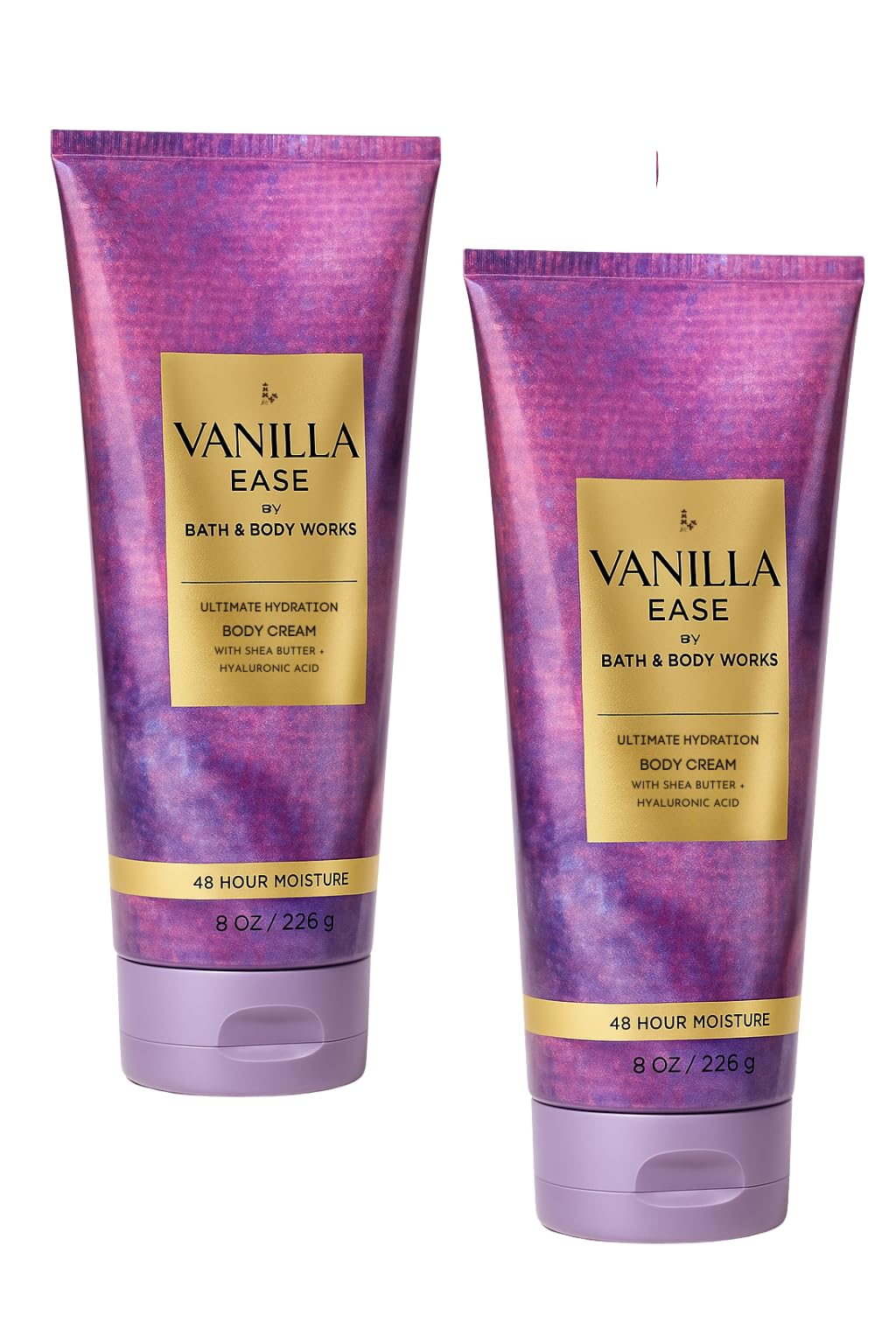 Bath & Body Works Vanilla Ease Ultimate Hydration Body Cream, 8 oz / 226 g - Aloe, Shea Butter, Cocoa Butter, 24-Hour Moisture (2)