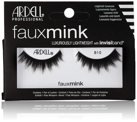 Ardell Faux Mink #810 Black Lashes (6 Pack)