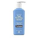 Neutrogena Fresh Foaming Gentle Daily Facial Cleanser & Makeup Remover, Oil-, Soap- & Alcohol-Free, Removes Dirt, Oil & Waterproof Makeup