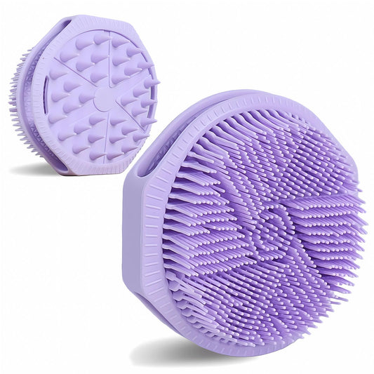 Dual-Sided Silicone Body Scrubber, Silicone Loofah for Shower Exfoliating Body Brush Scrubber for Men and Women for All Skin, Scalp Massager Lather Beauty and Personal Care OTHIX