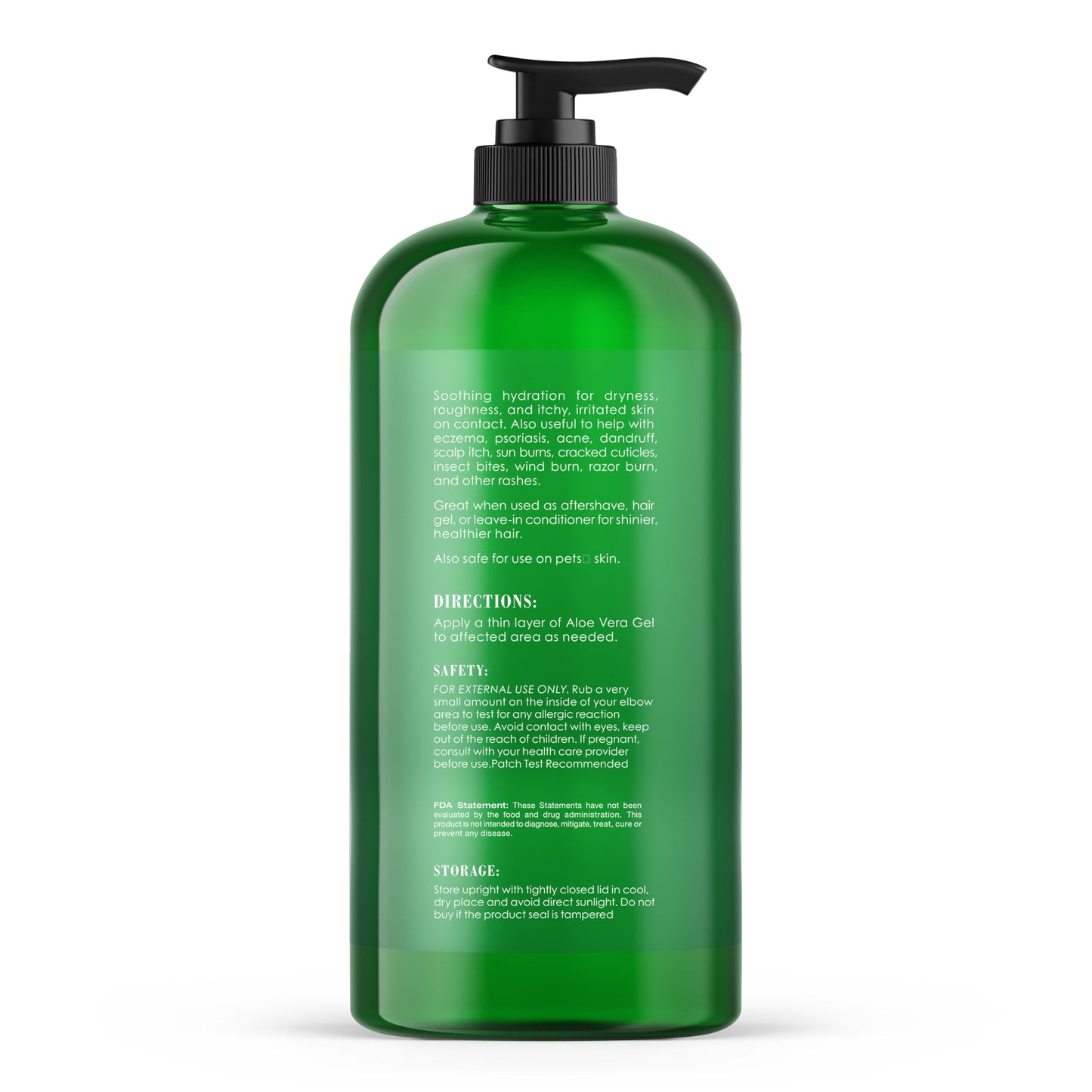 Botanic Hearth Aloe Vera Moisturizing Liquid Gel - 100% Pure Aloe, Enriched with Vitamin C for Dry & Itchy Skin - No Added Color, Fragrance, or