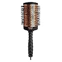 Fromm Heat Duo Copper x Ceramic 2.5" Round Brush for Expert Blowouts and Faster Hair Drying, Roller Hairbrush for Anti-static Styling, Smoothing