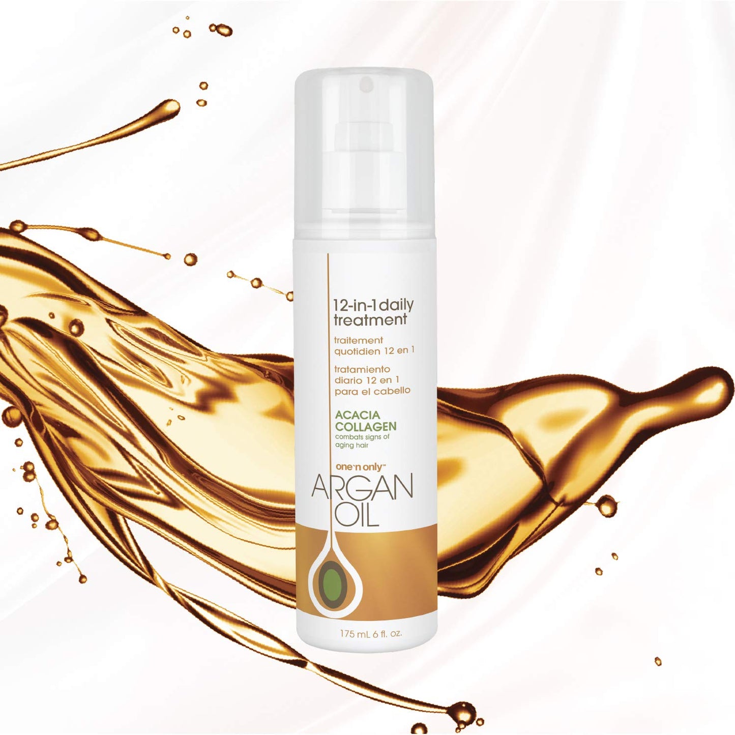 One N' Only Argan Oil 12-in-1 Daily Treatment Lightweight, Helps Control Frizz, Smooths, Detangles, Moisturizes, Strengthens and Adds Body to Dry