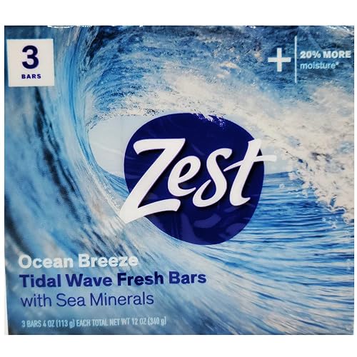 Zest Bar Soap 3 ct, ocean breeze, 12 Ounce Beauty & Personal Care Zest