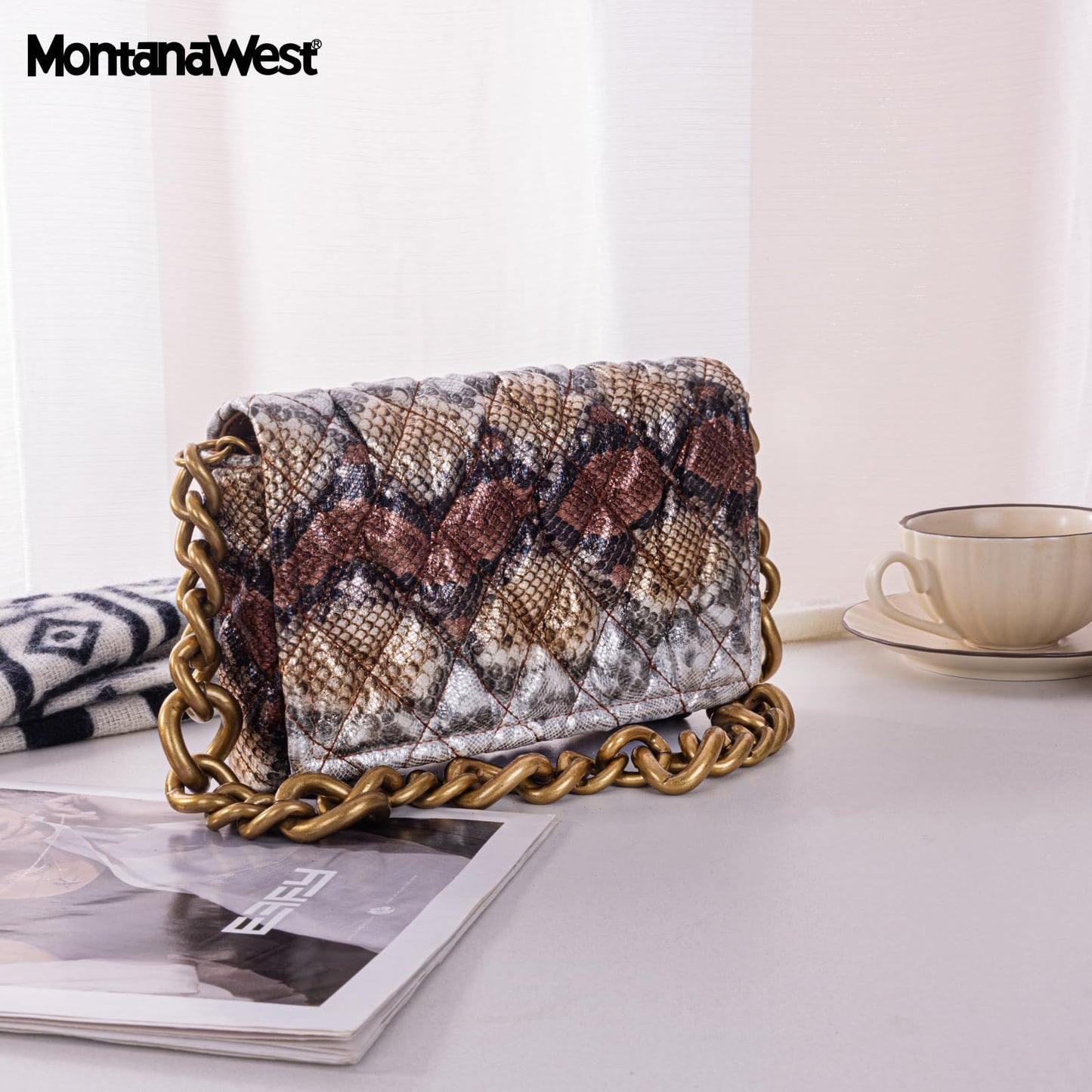 Montana West Small Shoulder Bag for Women Y2K Trendy Cute Retro Clutch Underarm Purse