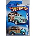 Hot Wheels 2010 HW GARAGE TEAL/TAN '40S WOODIE 5/10